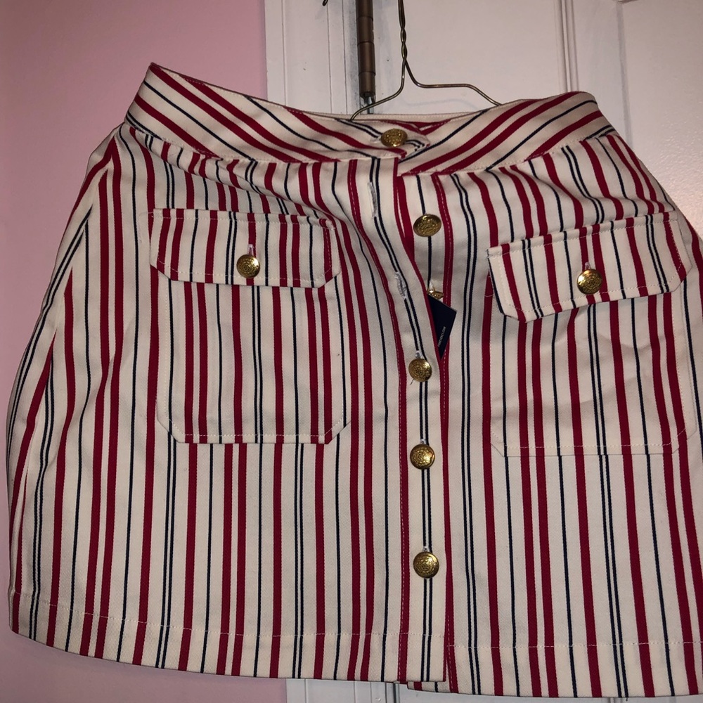 Brand new red white and blue skirt